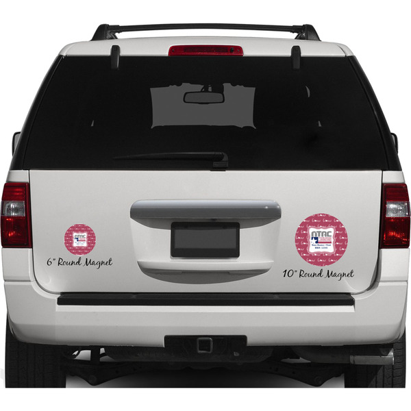 North Texas Airstream Community Personalized Car Magnets on Ford Explorer