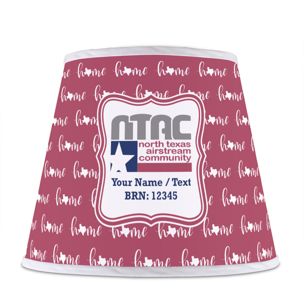 North Texas Airstream Community Poly Film Empire Lampshade - Front View