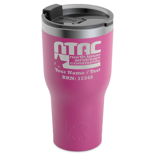 North Texas Airstream Community RTIC Tumbler - Magenta - Angled