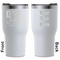 North Texas Airstream Community RTIC Tumbler - White - Laser Engraved - Double-Sided
