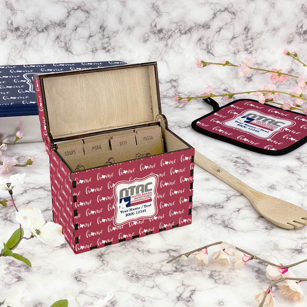 North Texas Airstream Community Recipe Box - Full Color - In Context