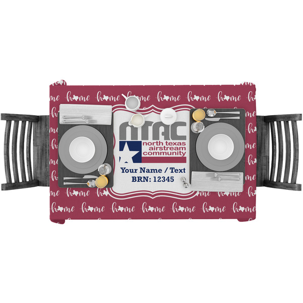 North Texas Airstream Community Rectangular Tablecloths - LIFESTYLE