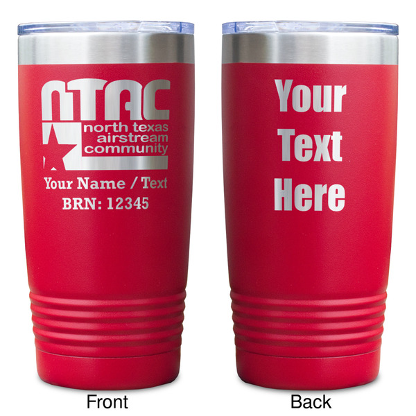 North Texas Airstream Community Red Polar Camel Tumbler - 20oz - Double Sided - Approval