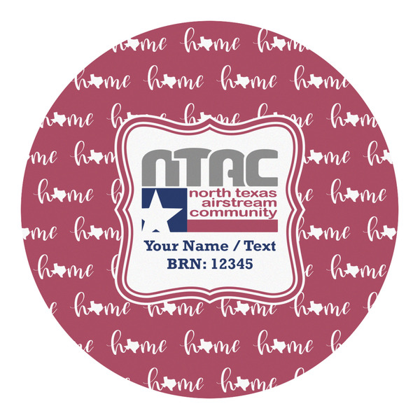 Custom North Texas Airstream Community Round Decal