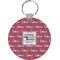 North Texas Airstream Community Round Plastic Keychain