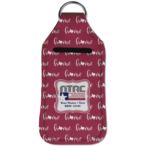 North Texas Airstream Community Sanitizer Holder Keychain - Large (Front)