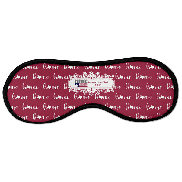 North Texas Airstream Community Sleeping Eye Mask - Front Large