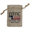 North Texas Airstream Community Burlap Gift Bag - Small - Single-Sided