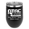 North Texas Airstream Community Stemless Stainless Steel Wine Tumbler - Black - Double-Sided
