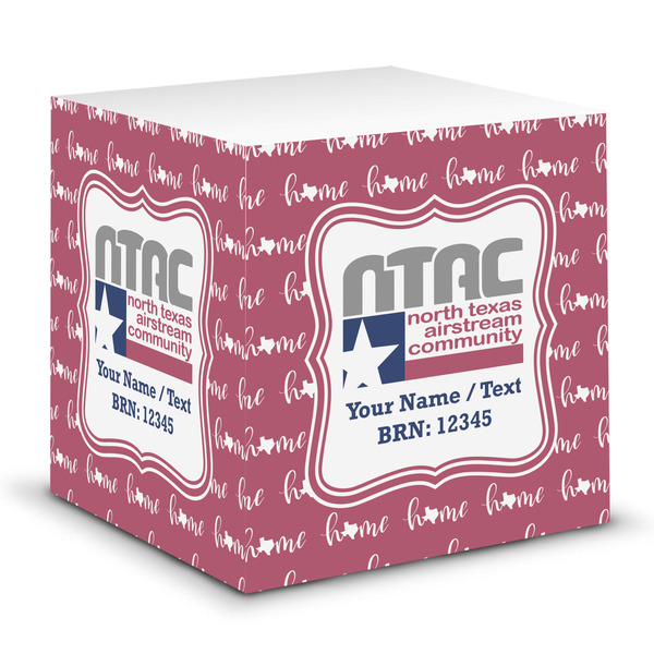 Custom North Texas Airstream Community Sticky Note Cube