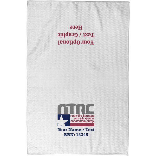 North Texas Airstream Community Waffle Towel - Partial Print - Approval Image