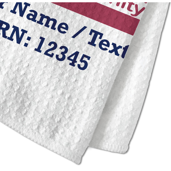 North Texas Airstream Community Waffle Weave Towel - Closeup of Material Image