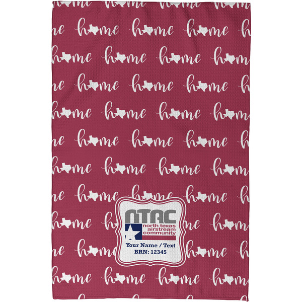 North Texas Airstream Community Waffle Weave Towel - Full Color Print - Approval Image