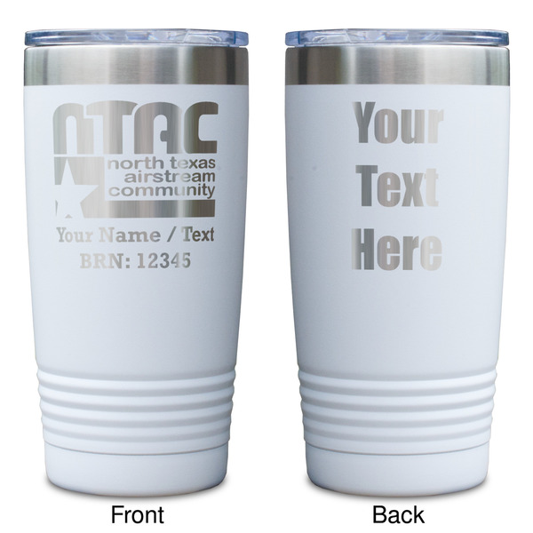 North Texas Airstream Community White Polar Camel Tumbler - 20oz - Double Sided - Approval