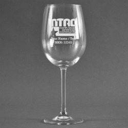 North Texas Airstream Community Wine Glass - Laser Engraved