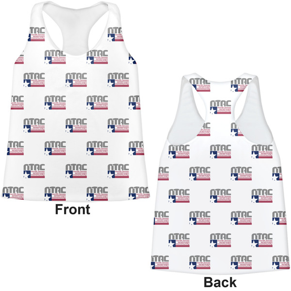 North Texas Airstream Community Womens Racerback Tank Tops - Medium - Front and Back