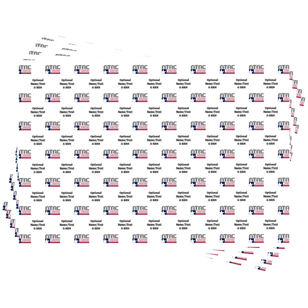 North Texas Airstream Community Wrapping Paper - Front & Back - Sheets Stack