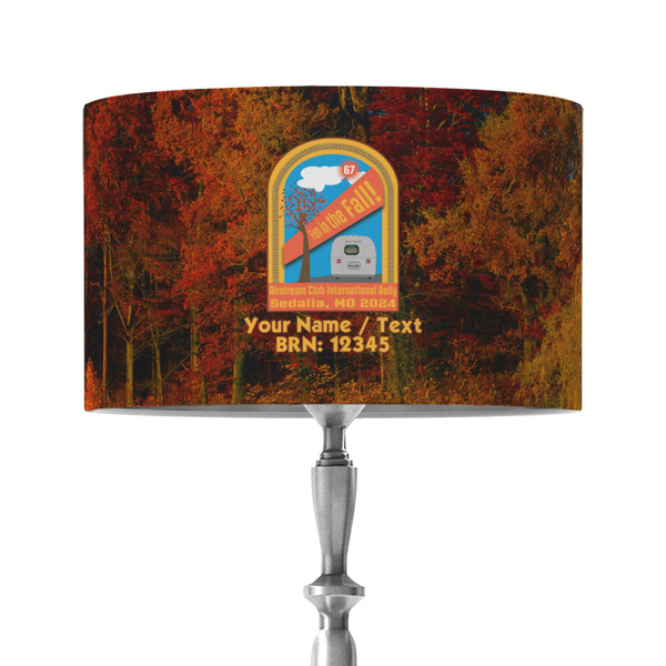 Airstream International Rally - 2024 12" Drum Lampshade - ON STAND (Fabric)