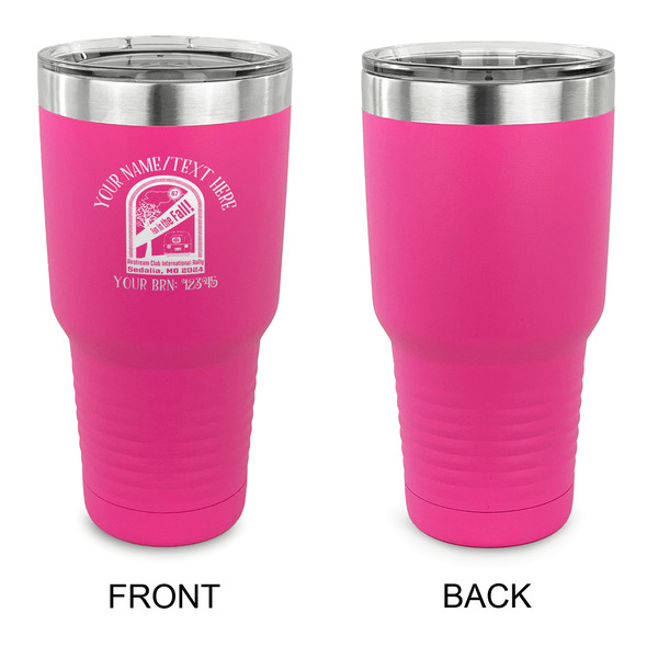 Airstream International Rally - 2024 30 oz Stainless Steel Ringneck Tumblers - Pink - Single Sided - APPROVAL