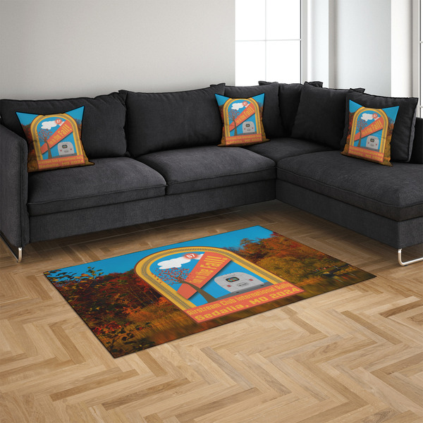 Airstream International Rally - 2024 4'x6' Indoor Area Rugs - IN CONTEXT