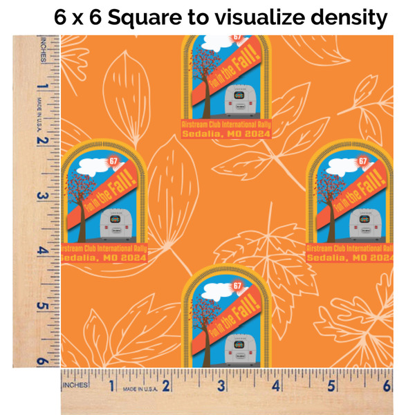 Airstream International Rally - 2024 6x6 Swatch of Fabric