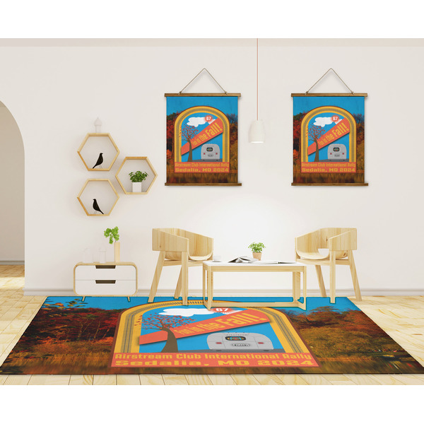 Airstream International Rally - 2024 8'x10' Indoor Area Rugs - IN CONTEXT