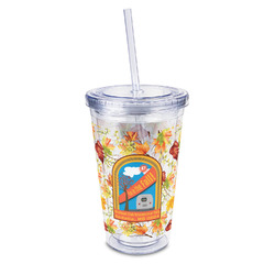 Airstream International Rally - 2024 16 oz Double Wall Acrylic Tumbler with Lid & Straw - Full Print