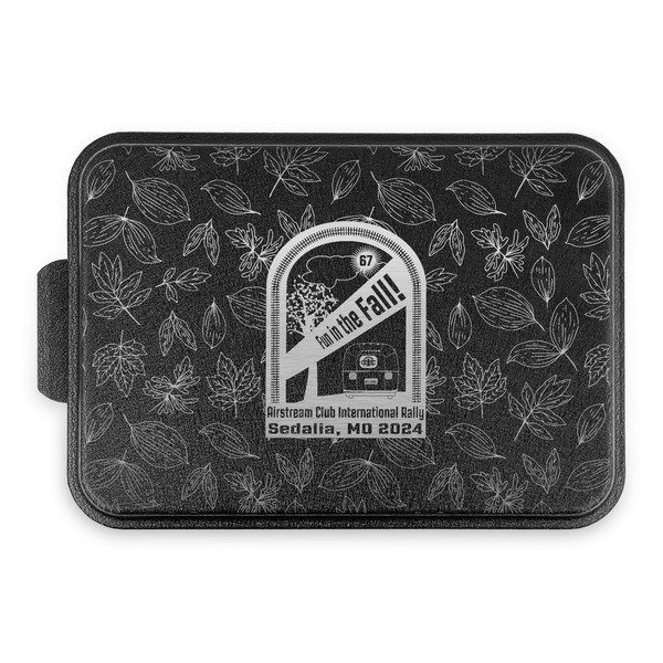 Airstream International Rally - 2024 Aluminum Baking Pan - Black Lid - FRONT