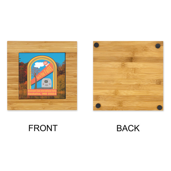 Airstream International Rally - 2024 Bamboo Trivet with 6" Tile - APPROVAL