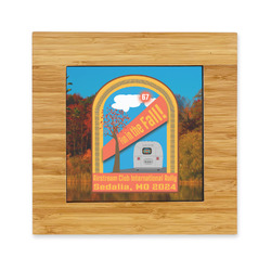 Airstream International Rally - 2024 Bamboo Trivet with Ceramic Tile Insert