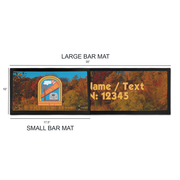 Airstream International Rally - 2024 Bar Mats - Sizing Chart