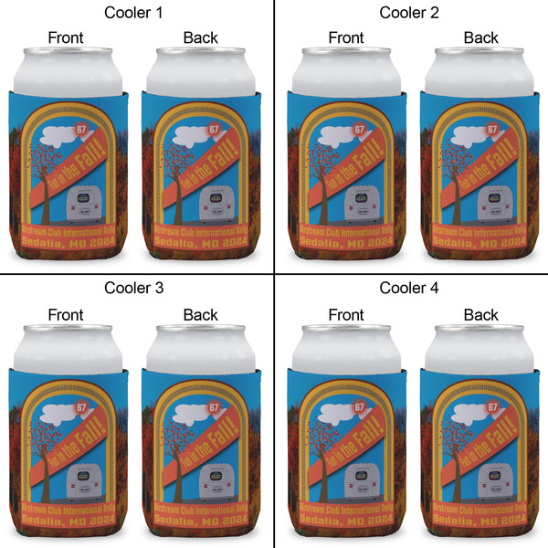 Airstream International Rally - 2024 Can Cooler - Standard 12oz - Set of 4 - Front & Back