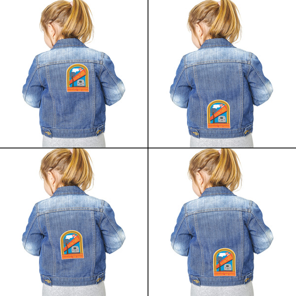 Airstream International Rally - 2024 Custom Shape Iron On Patches - XXL - Set of 4 - Approval