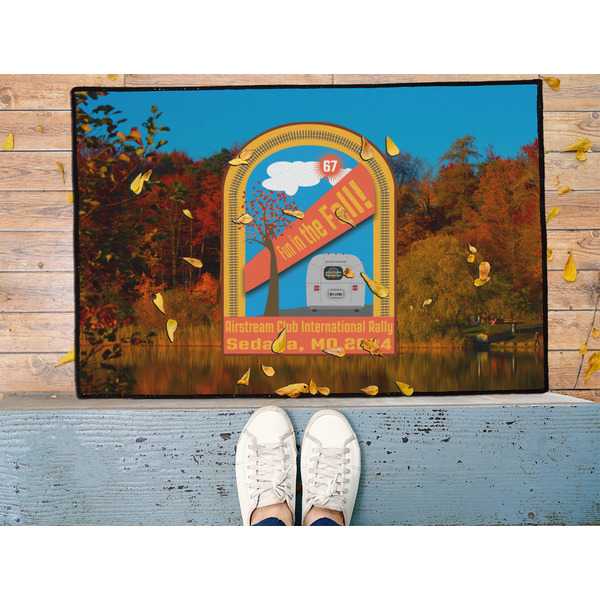 Airstream International Rally - 2024 Door Mat - 36"x24" - Lifestyle