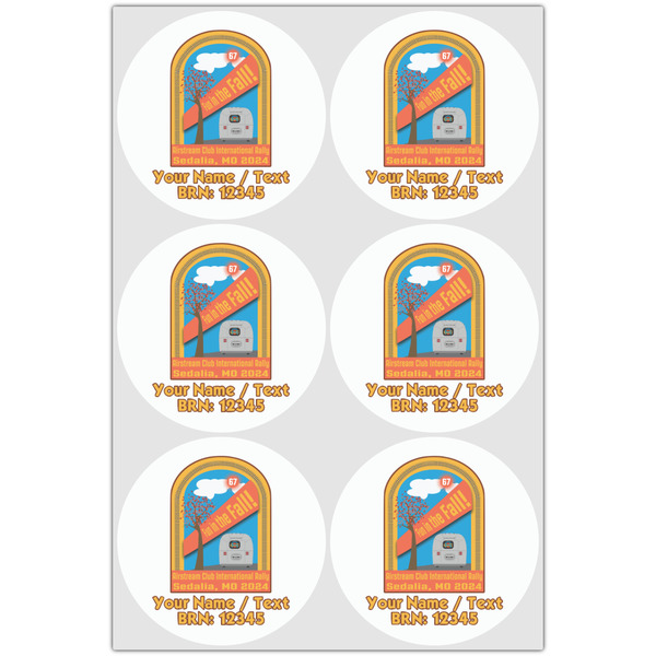 Airstream International Rally - 2024 Drink Topper - Large - Set of 6