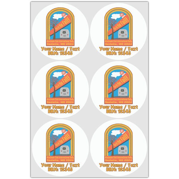 Airstream International Rally - 2024 Drink Topper - XLarge - Set of 6