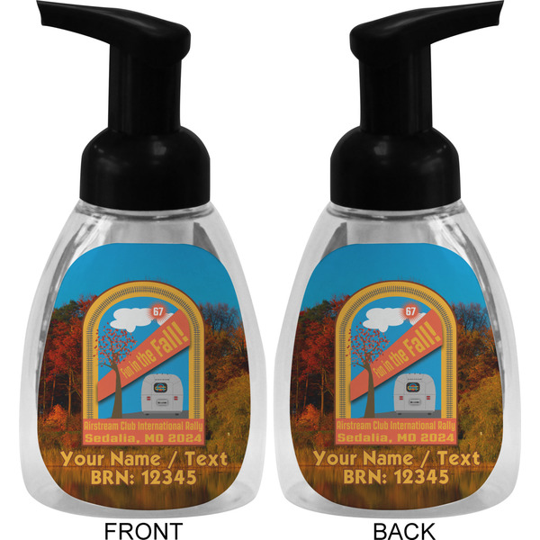Airstream International Rally - 2024 Foam Soap Bottle - Black - Front & Back
