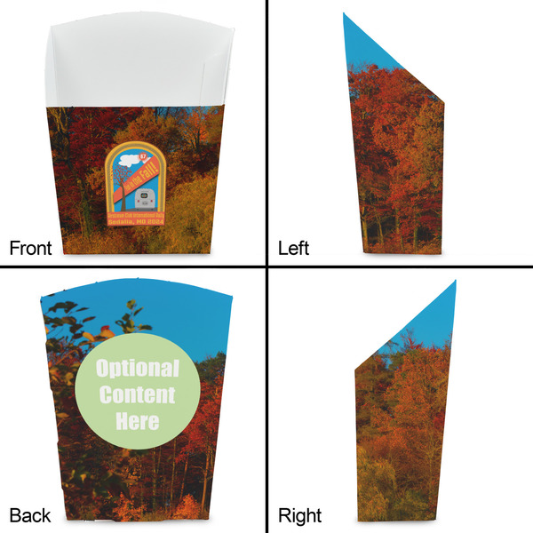 Airstream International Rally - 2024 French Fry Favor Box - Front & Back View