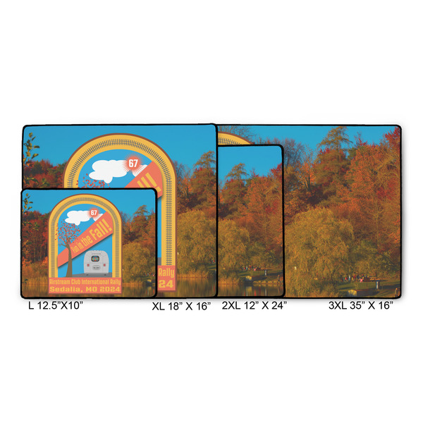 Airstream International Rally - 2024 Gaming Mats - Size Chart