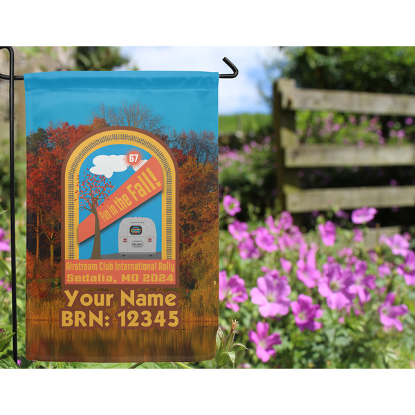 Airstream International Rally - 2024 Garden Flag - Outside In Flowers