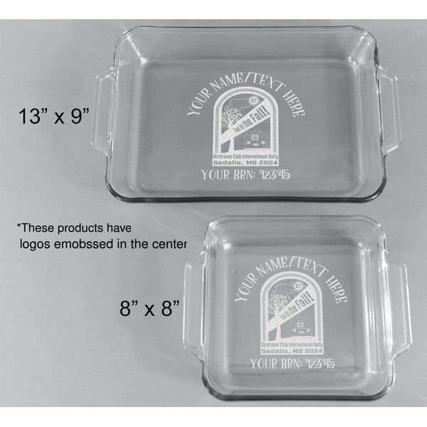 Airstream International Rally - 2024 Glass Baking Dish Set - Approval
