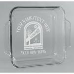 Airstream International Rally - 2024 Glass Cake Dish - 8in x 8in