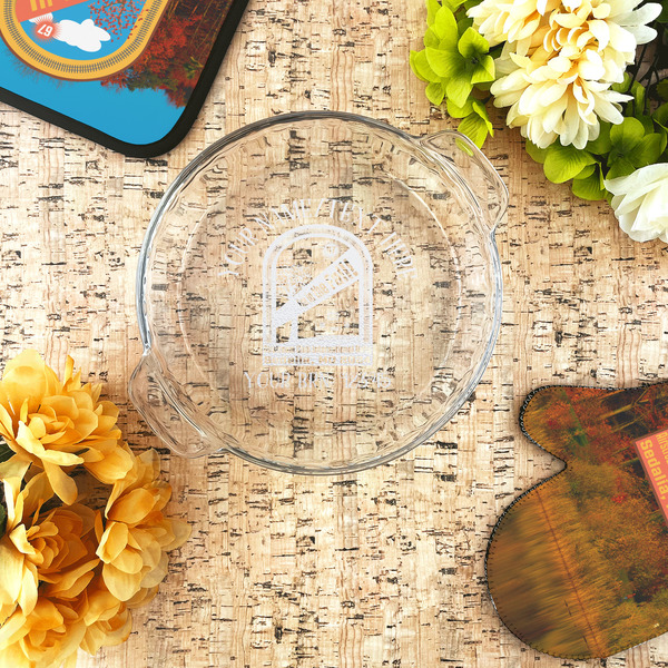 Airstream International Rally - 2024 Glass Pie Dish - LIFESTYLE