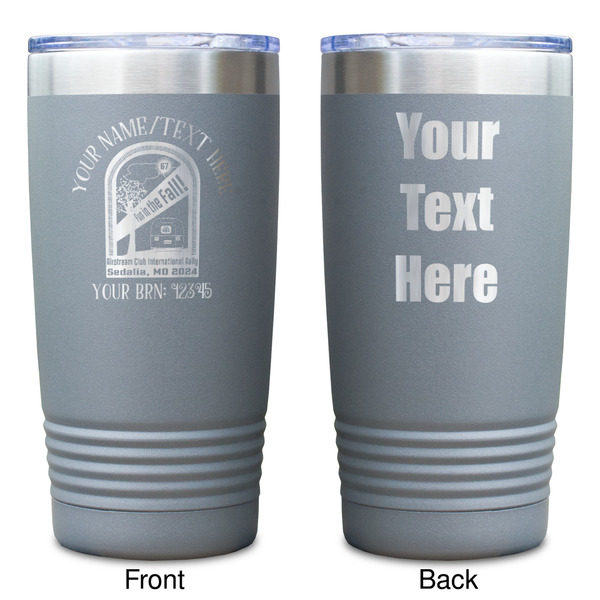 Airstream International Rally - 2024 Gray Polar Camel Tumbler - 20oz - Double Sided - Approval