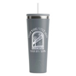 Airstream International Rally - 2024 RTIC Everyday Tumbler with Straw - 28oz - Grey - Single-Sided