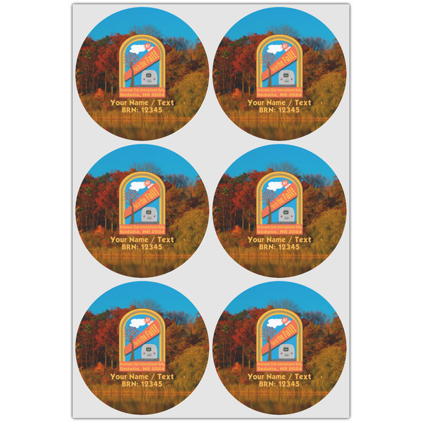 Airstream International Rally - 2024 Icing Circle - Large - Set of 6