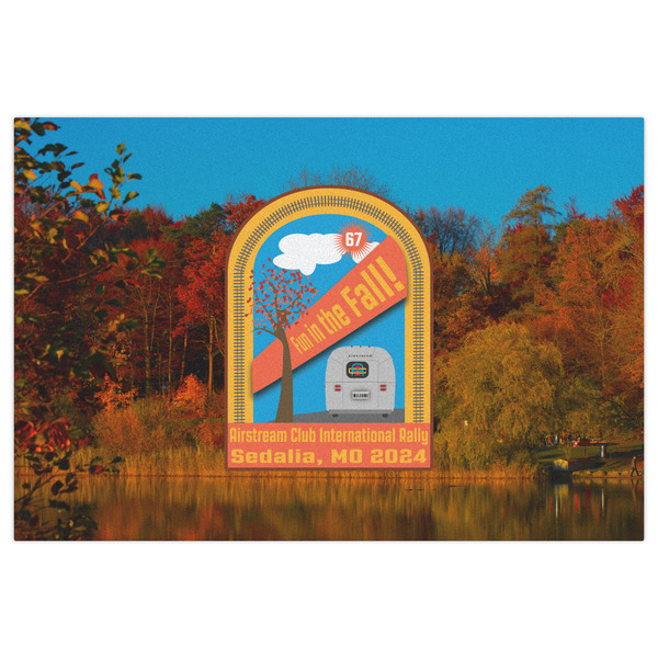 Airstream International Rally - 2024 Indoor / Outdoor Rug - 2'x3' - Front Flat