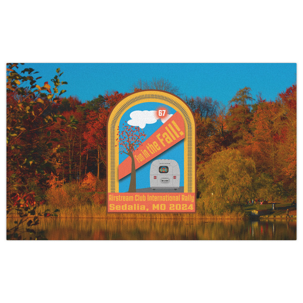 Airstream International Rally - 2024 Indoor / Outdoor Rug - 3'x5' - Front Flat