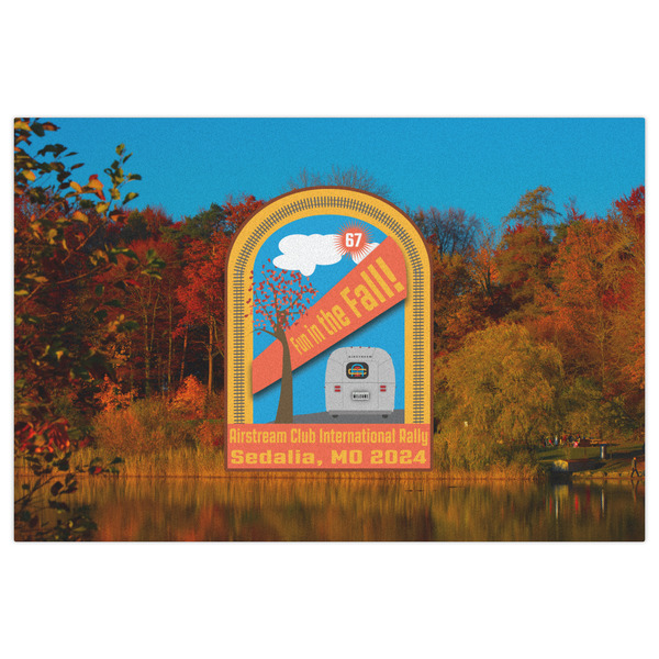 Airstream International Rally - 2024 Indoor / Outdoor Rug - 4'x6' - Front Flat