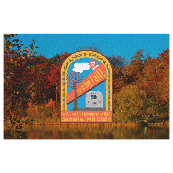 Airstream International Rally - 2024 Indoor / Outdoor Rug - 5'x8' - Front Flat